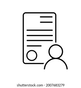 Head hunting icon vector set. HR illustration sign collection. job search symbol or logo.