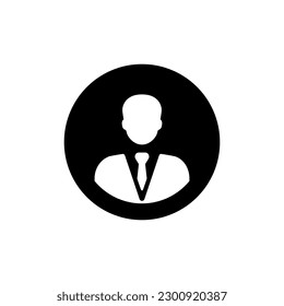 Icono de vectores relacionados con la caza de cabezales. Signo de ilustración de HR. símbolo del candidato.