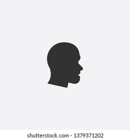 head icon illustration isolated vector sign symbol