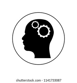 Head icon, logo
