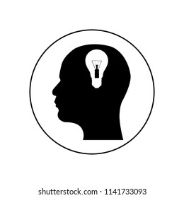 Head icon, logo