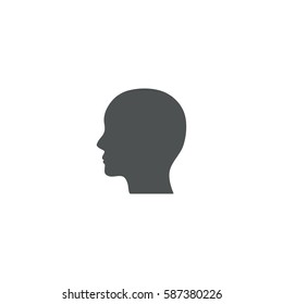 head icon. sign design