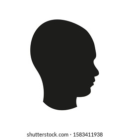 Head icon sign – for stock vector illustration.