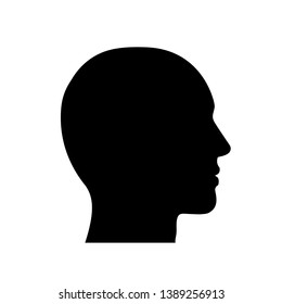 Head icon sign – vector