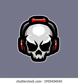 the head icon of skull gamer