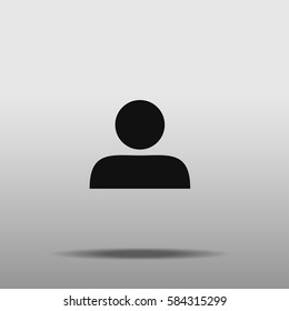 Head icon vector 