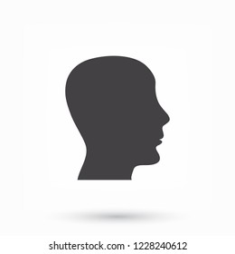 head , icon. Vector  Eps 10 