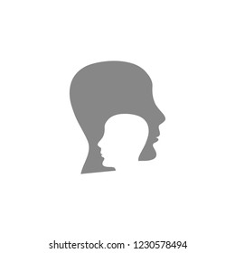 head, icon. Vector  Eps 10 