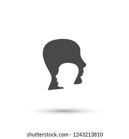 head , icon. Vector  Eps 10 