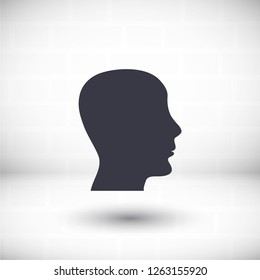 head , icon. Vector  Eps 10 