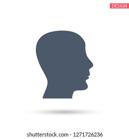 head , icon. Vector  Eps 10 