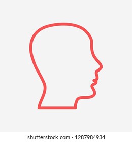 Similar Images, Stock Photos & Vectors of Blank red head shape