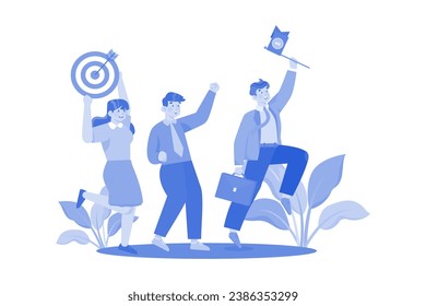 Kopf-Illustrationskonzept auf weißem Hintergrund