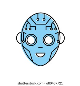 head in interface and cyberspace system connection