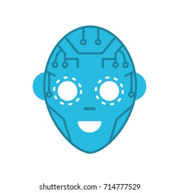 head in interface and cyberspace system connection