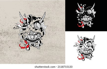 head king devil vector illustration design