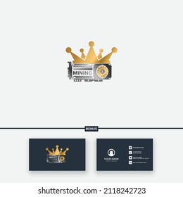 head king of mining crypto currency logo