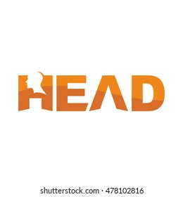 HEAD Letter, Thinking Man Creative Design 