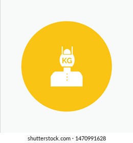 Head, Life, Problem, Stress, Weight. Vector Icon Template background