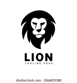 head lion art logo