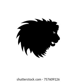  Head of lion. Badge.