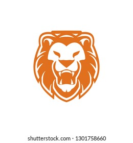 Head of Lion King Logo Vector