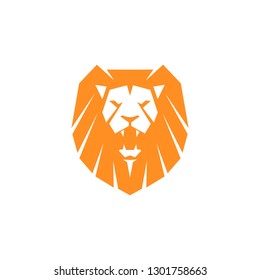 Head of Lion King Logo Vector