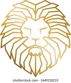 Head lion logo design vector download - Vector