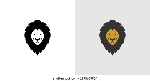 head lion logo designs