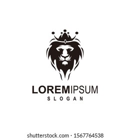 Head lion logo Premium Vector
