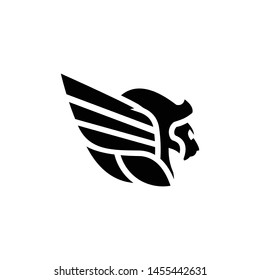 head of lion logo template