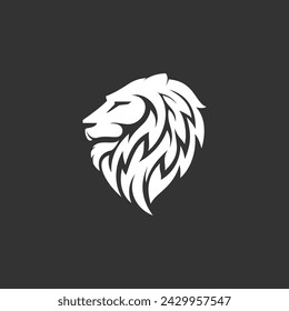 head of a lion logo vector