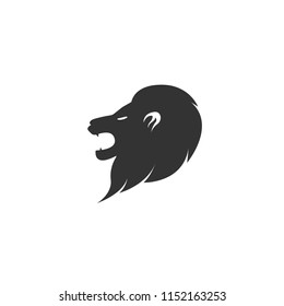 Head Lion Logo Vector Design