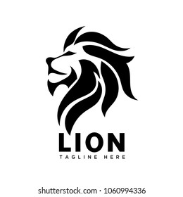 head lion mane part logo