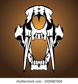 head of the lion's skull