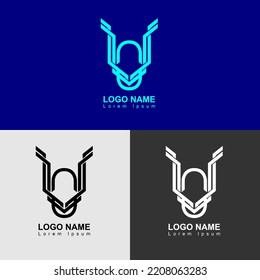 Head Logo Design Vector Suitable Your Stock Vector (Royalty Free ...