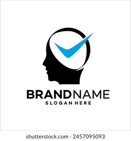 ilustración de Plantilla de Vector de diseño de logotipo de cabeza