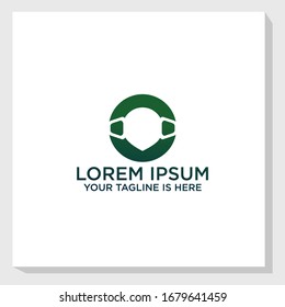 head logo template design vector, technology logo vector