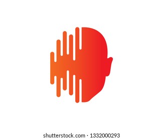 Head Logo Template, Icon, Symbol - Vector