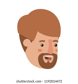 head of man avatar character