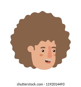 head of man avatar character