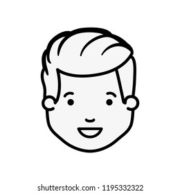 head of man avatar character