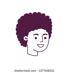 head of man avatar character