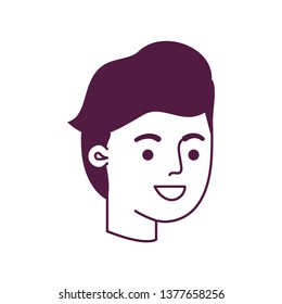 head of man avatar character