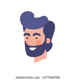 head of man avatar character