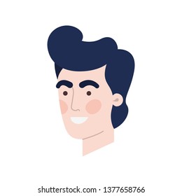 head of man avatar character