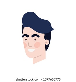head of man avatar character