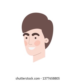 head of man avatar character