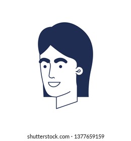 head of man avatar character