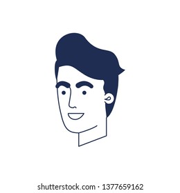head of man avatar character
